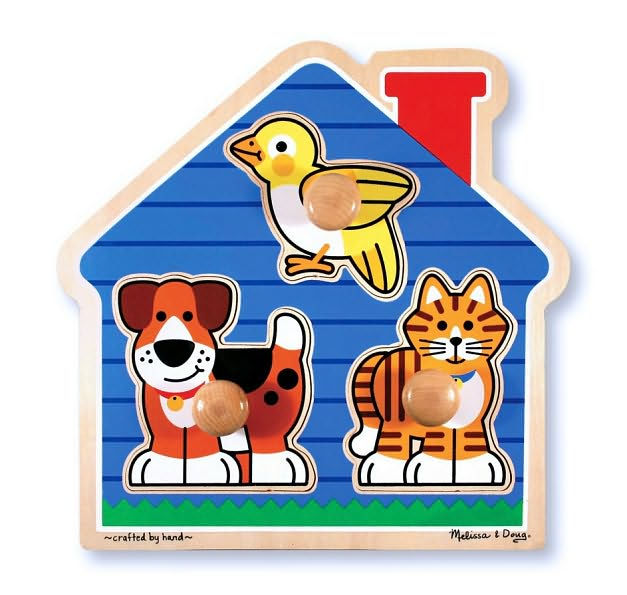 Melissa & Doug Pets Jumbo Knob Puzzle