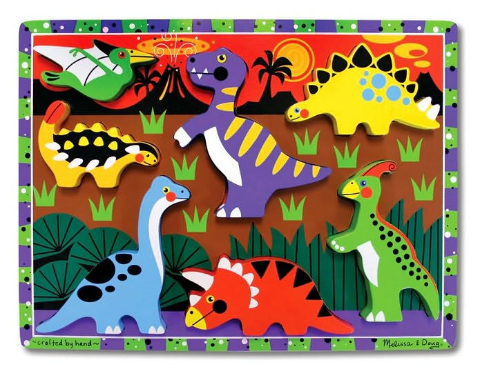 Dinosaurs Chunky Puzzle - 7 Pieces