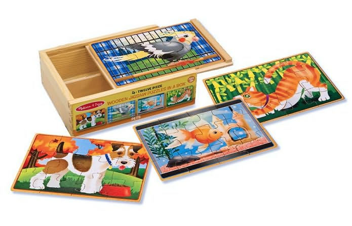 Melissa & Doug Pets Puzzles in a Box