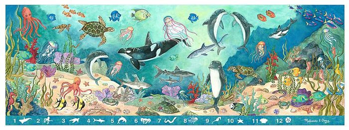Search & Find Beneath the Waves Floor (48 Pc)