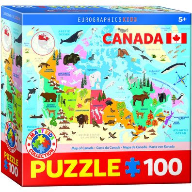 Illustrated Map of Canada