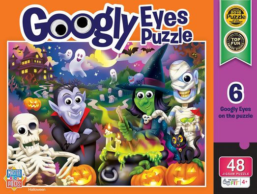 Halloween - Googly Eyes 48pc Puzzle