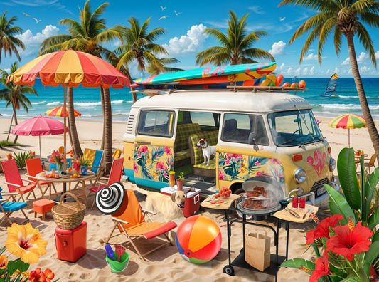 Beach Campout 500 PC Puzzle