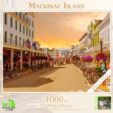 Mackinac Island - Downtown - 1000 Piece Jigsaw Puzzle
