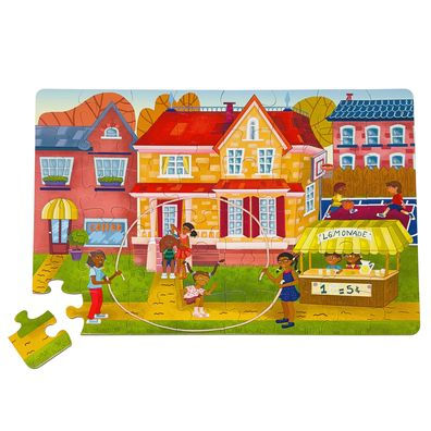 Upbounders Fun Outside 48 Piece Puzzle for Kids, Ages 4-8