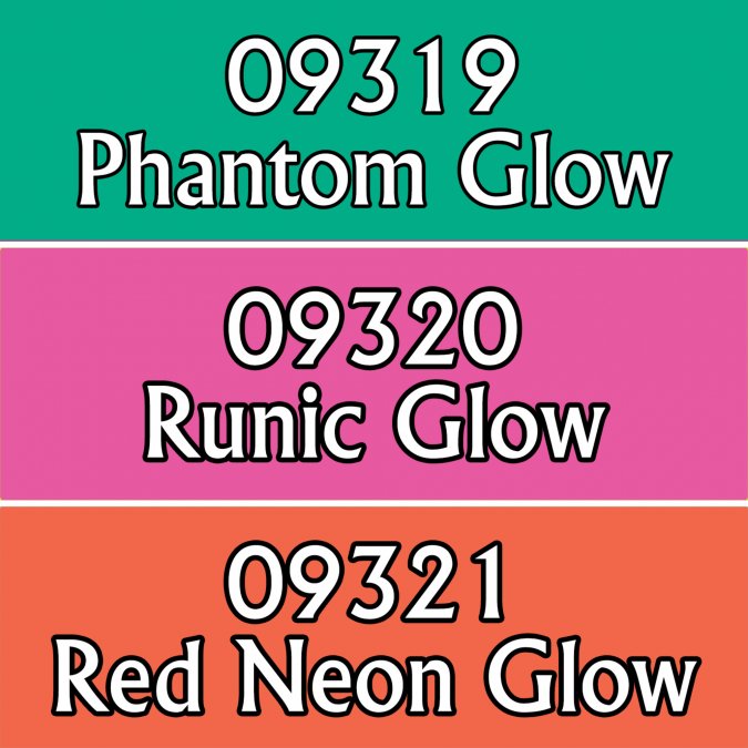 Master Series Paints: Core Colors: Glows Triad