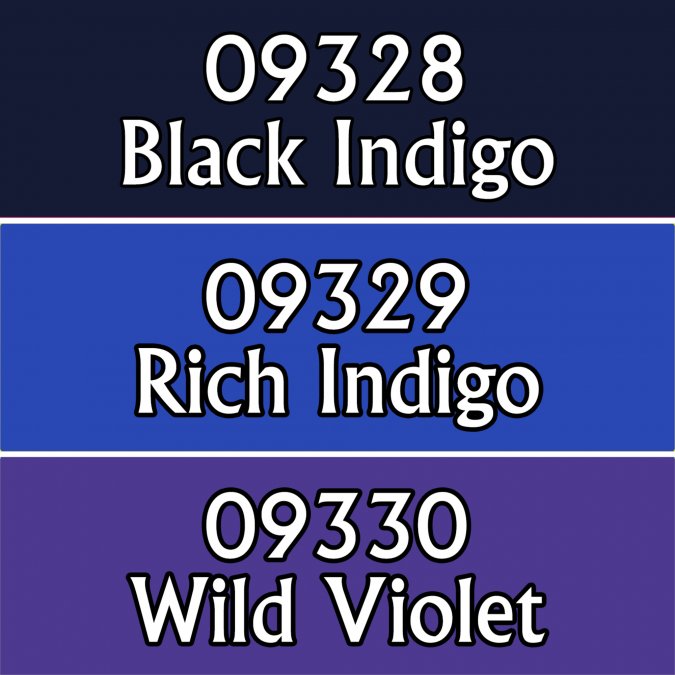 Master Series Paints: Core Colors: Indigos Triad