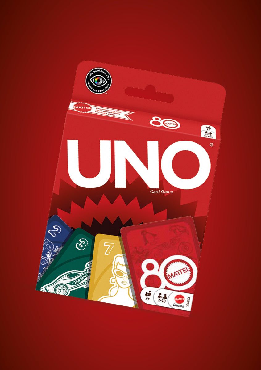 UNO: Mattel 80th Anniversary Ruby Red