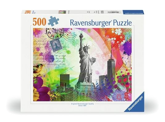 New York Postcard 500 PC Puzzle