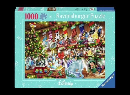 Disney Snow Globes Seasonal 1000 PC Puzzle