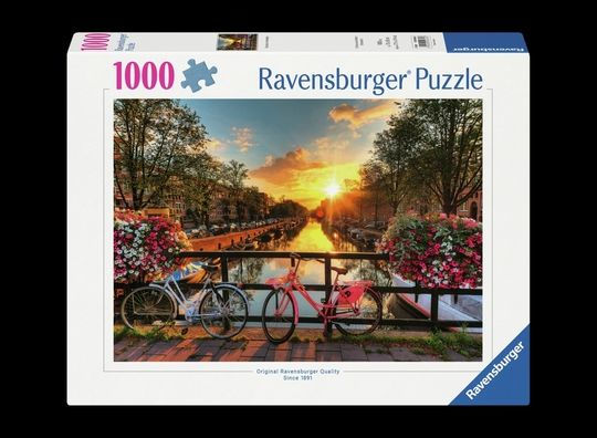 Bicycles in Amsterdam 1000 PC Puzzle