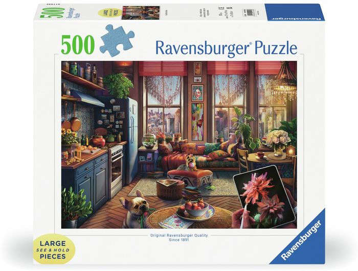 Cozy Boho Studio 500 PC Large Format Puzzle