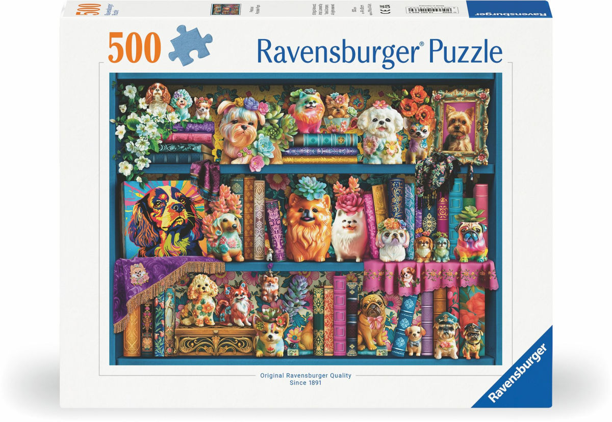 Precious Porcelain Pups 500 PC Puzzle