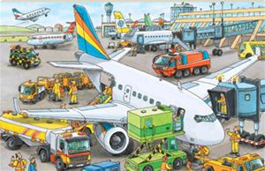 Busy Airport 35 Piece Puzzle