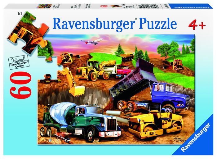 Construction Crowd 60 PC Puzzle