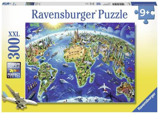 World Landmarks Map 300 PC Puzzle