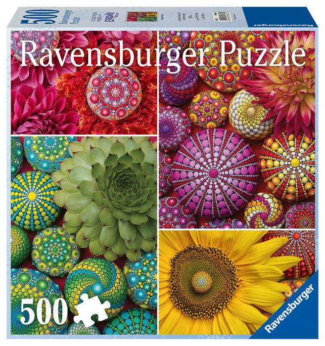Elspeth McLean: Mandala Blooms 500 PC Puzzle