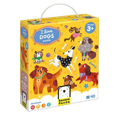 I Love Dogs Puzzle 3+ Floor Puzzle