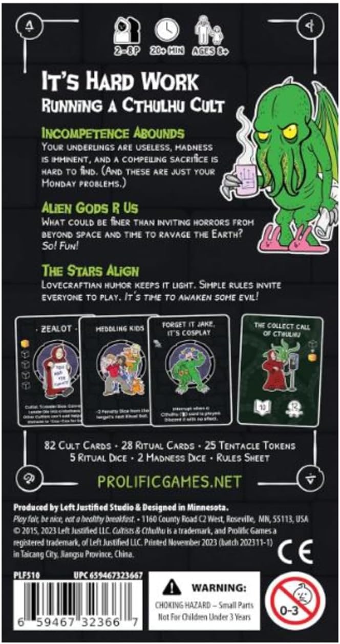 Cultists & Cthulhu 2nd Edition - Cats In Hat Inc.