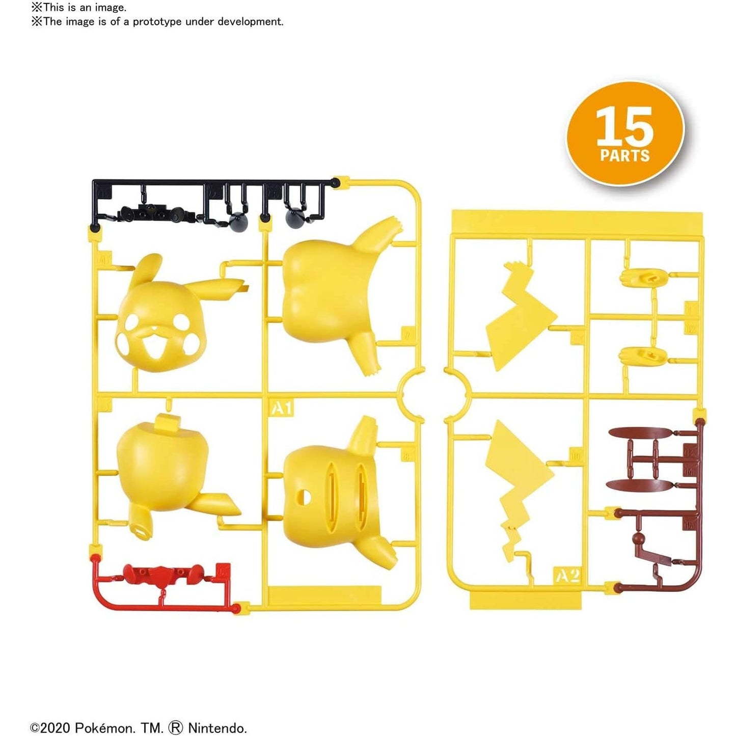 Pokemon Model Kit Quick!! 01 Pikachu