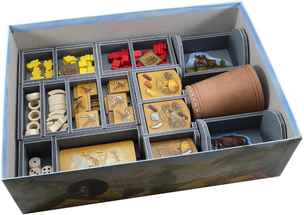 Box Insert: Stone Age Including The Expansion And Mammoth Herd - Cats In Hat Inc.