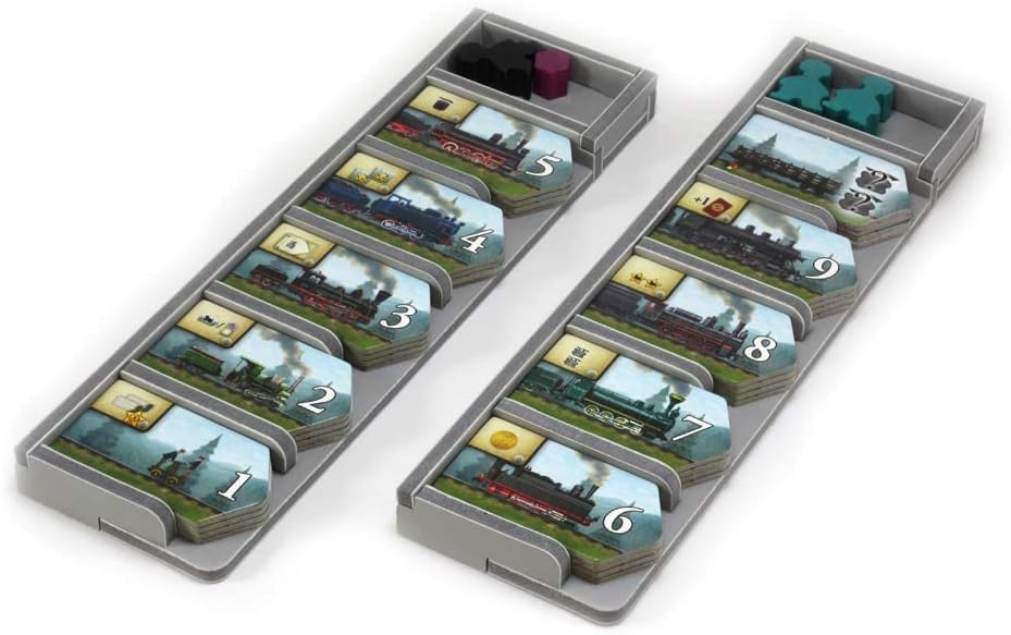 Box Insert: Russian Railroads, Including German Railroads Expansion - Cats In Hat Inc.