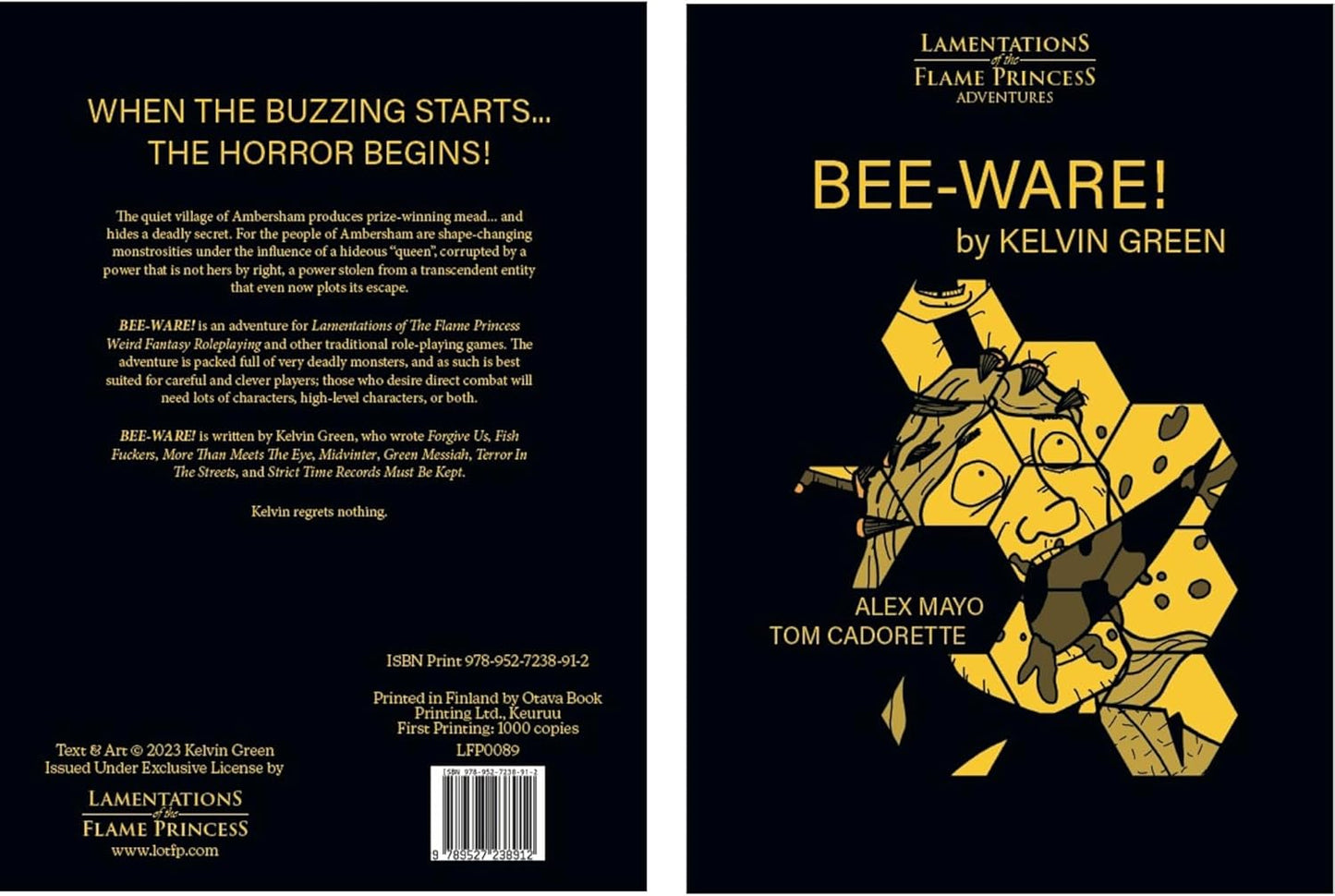 Lamentations Of The Flame Princess: Adventure: Bee-Ware!