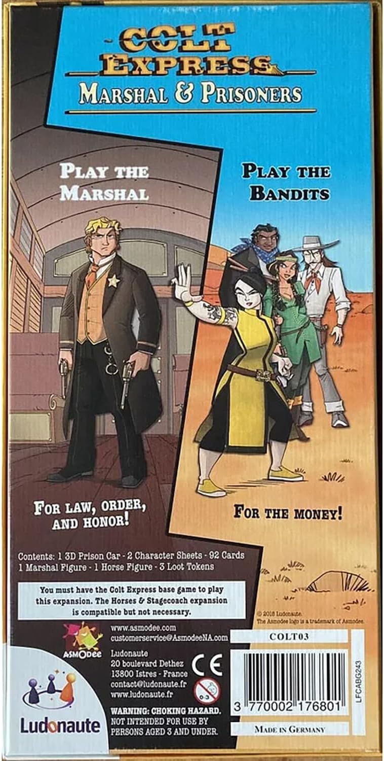 Colt Express: Marshal & Prisoners Expansion
