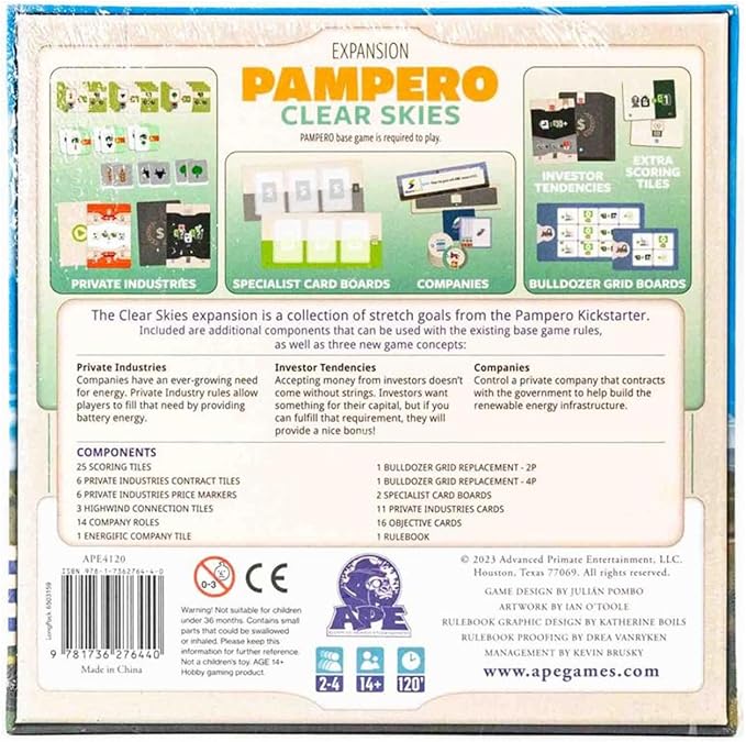 Pampero: Clear Skies Expansion