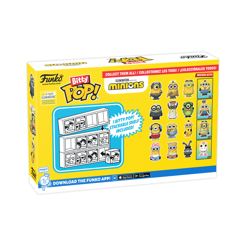 Funko Bitty Pop! Minions - Eye Matie 4 Pack