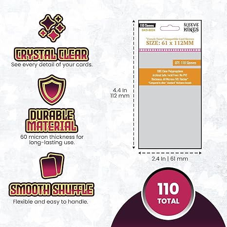 Deck Protector: French Tarot 61 X 112mm (110)