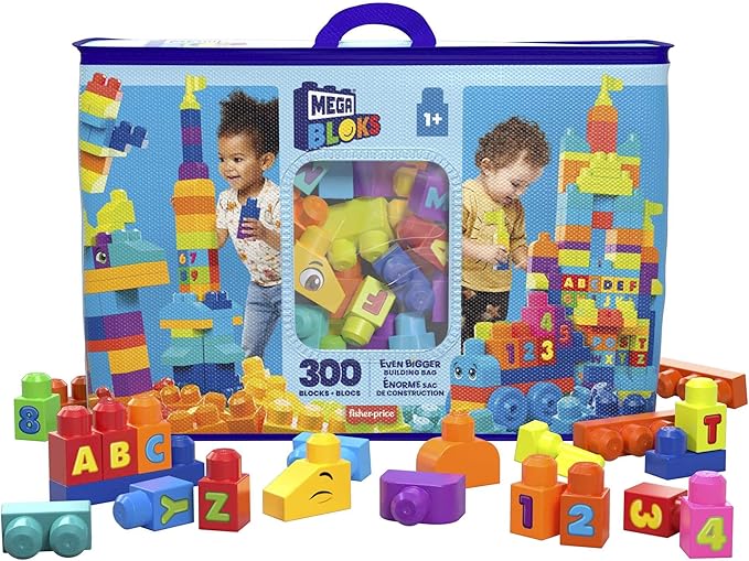 Mega Building Bloks: Even Bigger Building Bag By Mattel