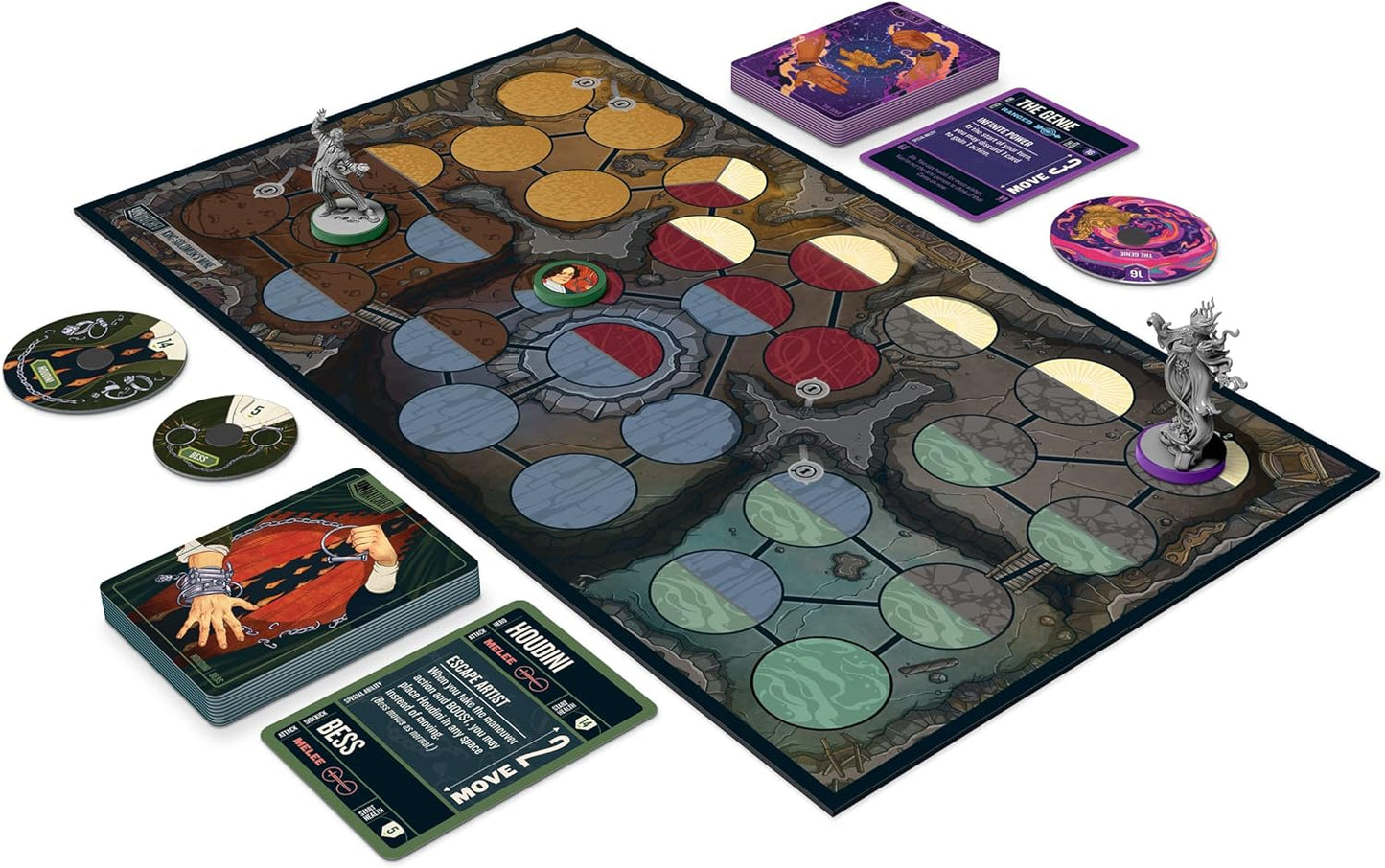 Unmatched: Houdini Vs. The Genie - Cats In Hat Inc.