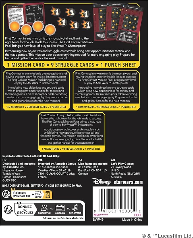 Star Wars Shatterpoint: First Contact Mission Pack