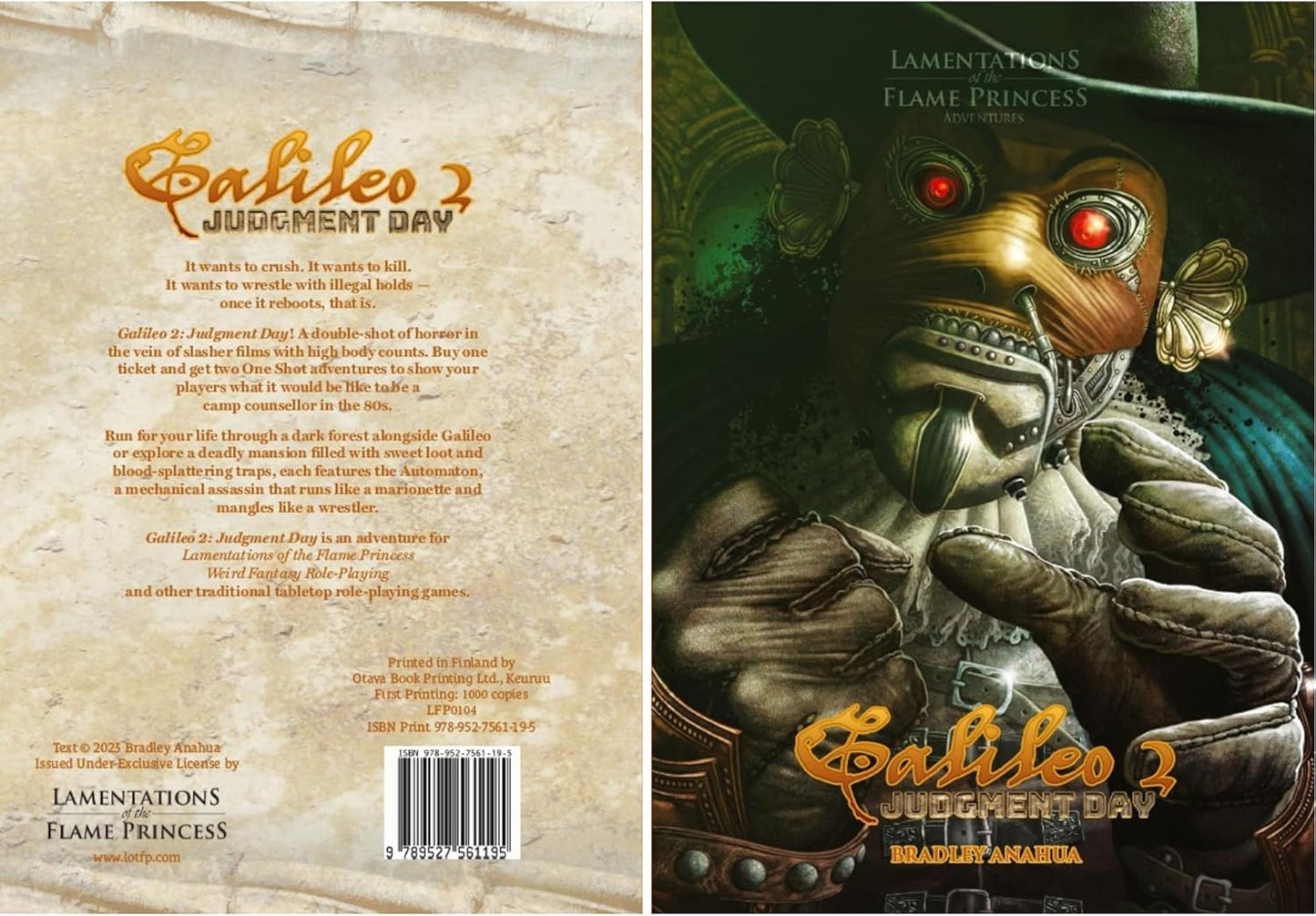 Lamentations Of The Flame Princess: Adventure: Galileo 2: Judgment Day