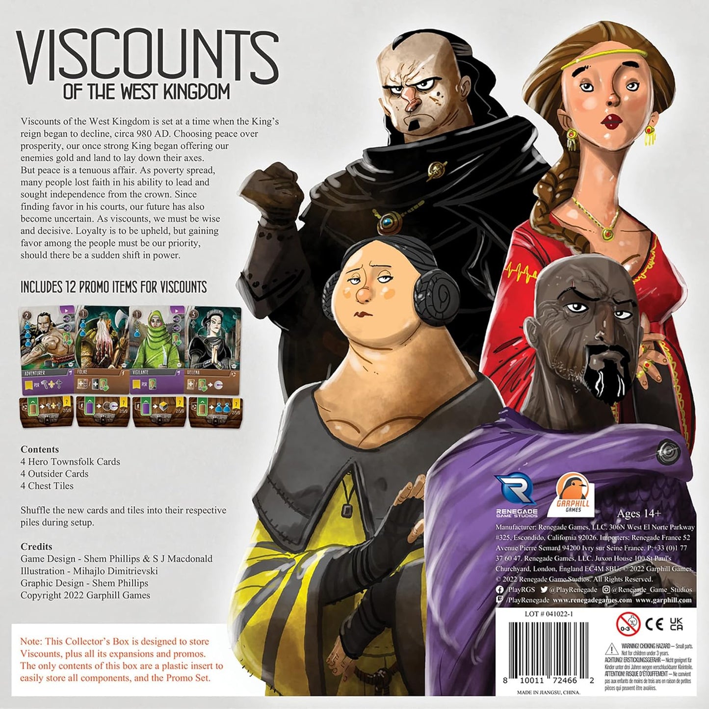 Viscounts of the West Kingdom Collector's Box