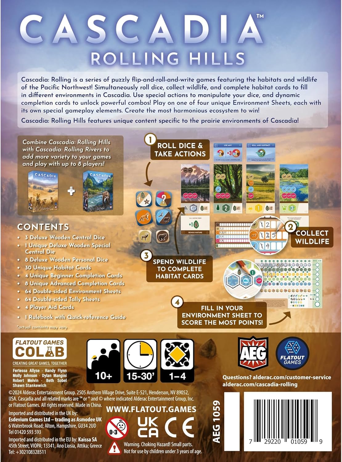 Cascadia: Rolling Hills By Alderac Entertainment Group