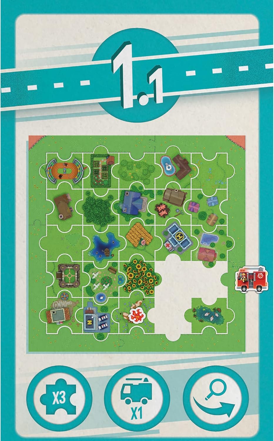 Puzzle Challenge: Firefighters To The Rescue - Cats In Hat Inc.