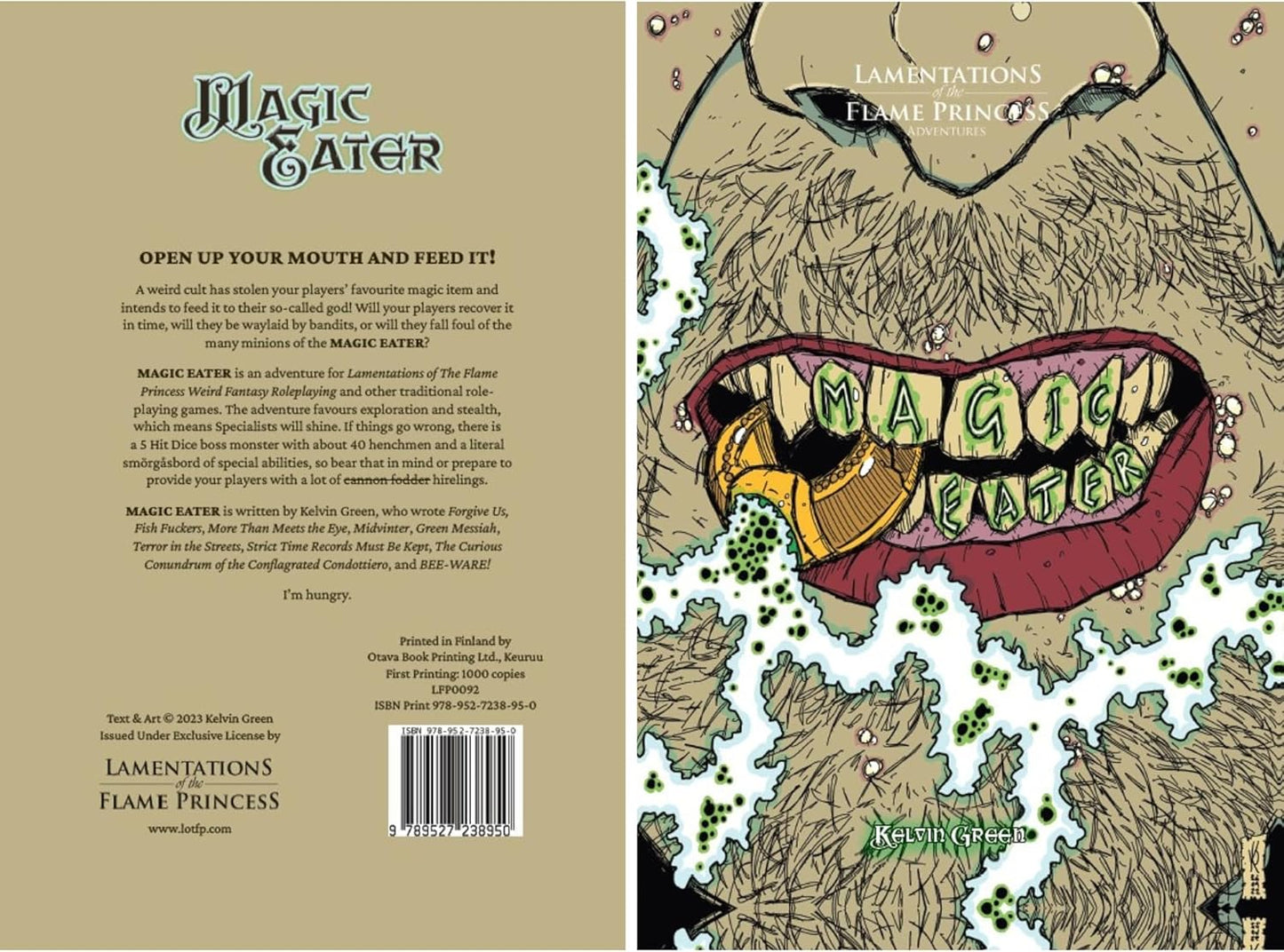 Lamentations Of The Flame Princess: Adventure: Magic Eater