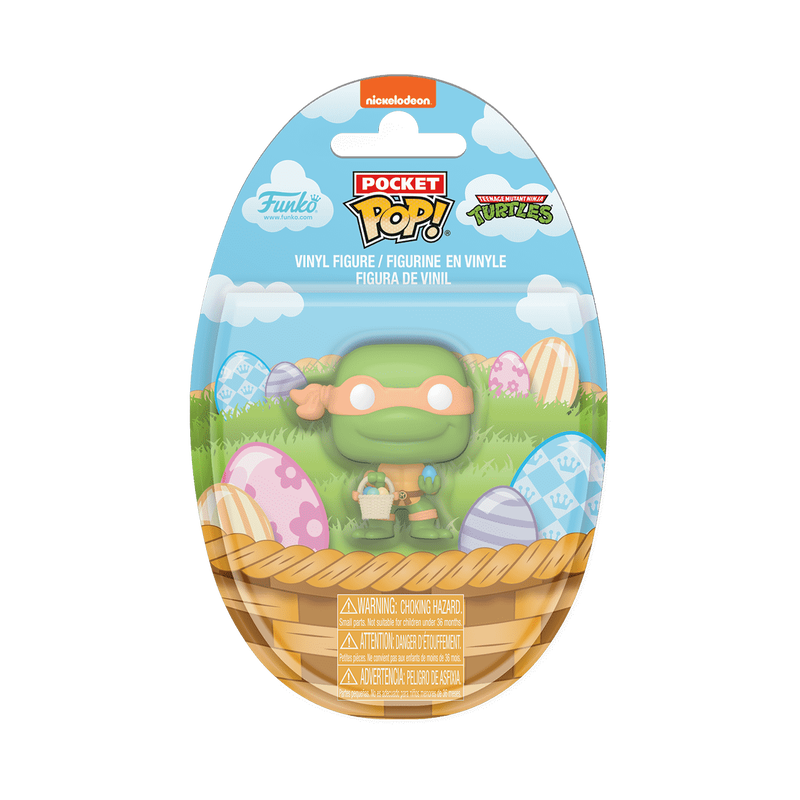 Funko Pop! Teenage Mutant Ninja Turtles - Pocket Michelangelo with Easter Basket