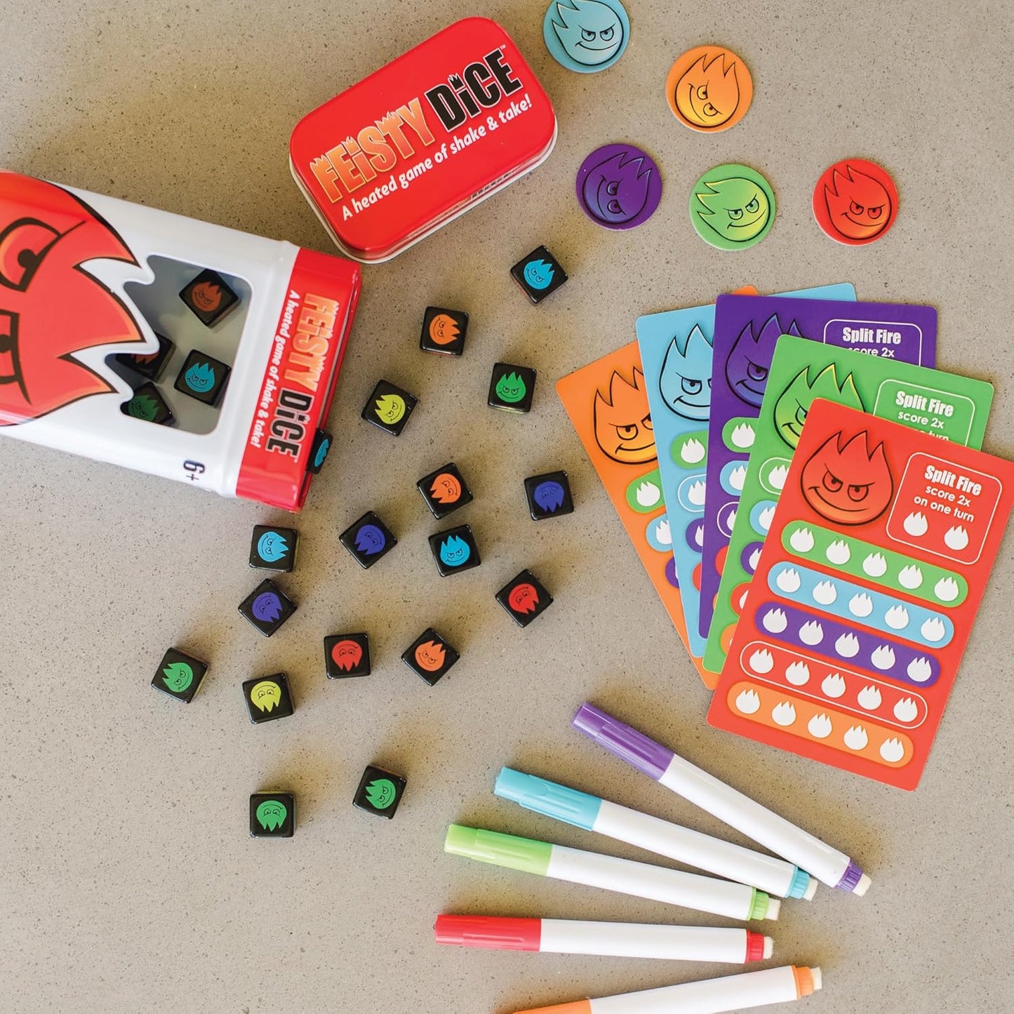 Feisty Dice - Cats In Hat Inc.