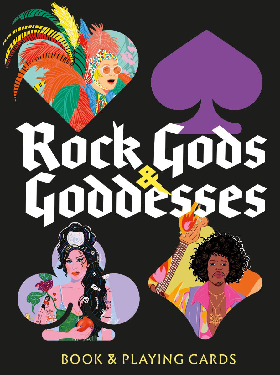 Rock Gods and Goddesses: Book and Playing Cards