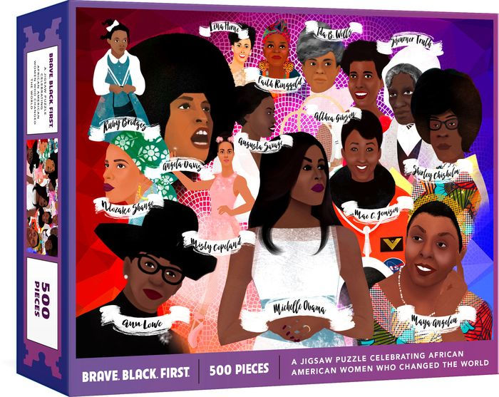 Brave. Black. First. Puzzle: A Jigsaw Puzzle and Poster Celebrating African American Women Who Changed the World: Jigsaw Puzzles for Adults and Jigsaw