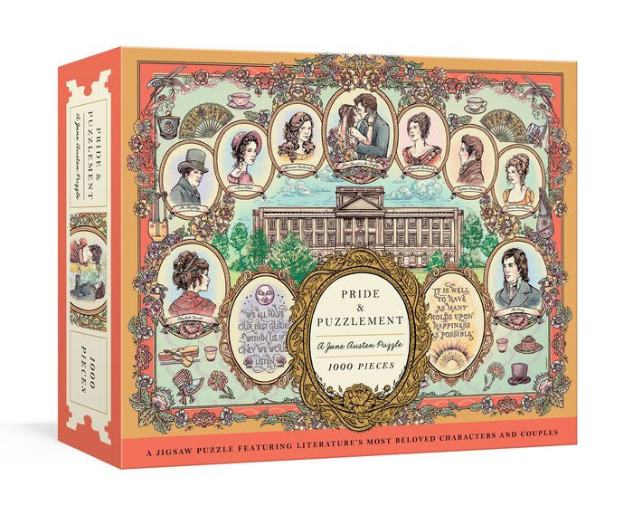 Pride and Puzzlement: A Jane Austen Puzzle: A 1000-Piece Jigsaw Puzzle Featuring Literature's Most Beloved Characters and Couples: Jigsaw Puzzles for