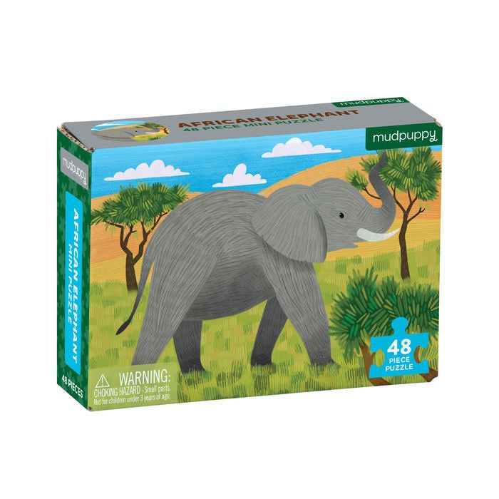 African Elephant Mini Puzzle