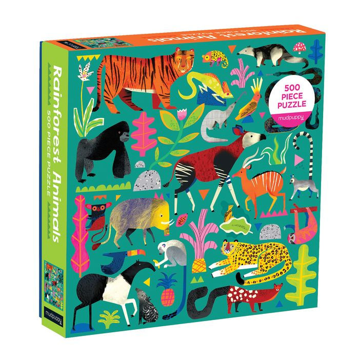 Puz 500 Family Rainforest Animals