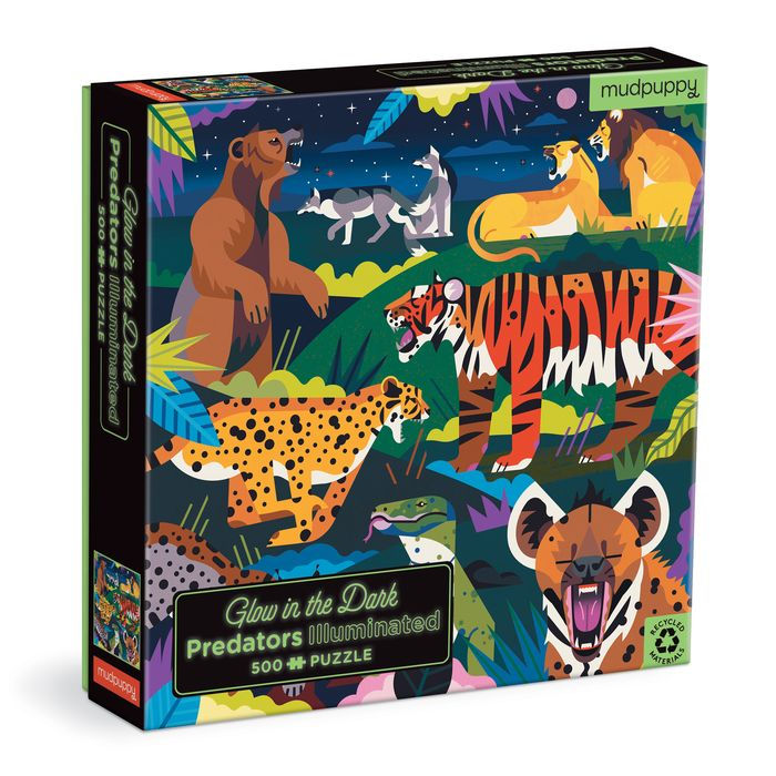 Predators Illuminated 500 Piece Glow in the Dark Puzzle
