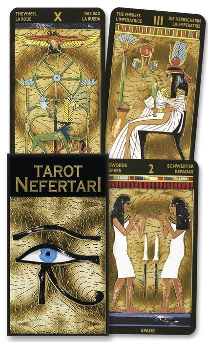 Tarot Nefertari (Gold Foil Backgrounds)