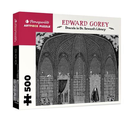 Dracula in Dr. Seward's Library 500-Piece Jigsaw Puzzle