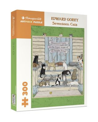 Seventeen Cats 300-Piece Jigsaw Puzzle